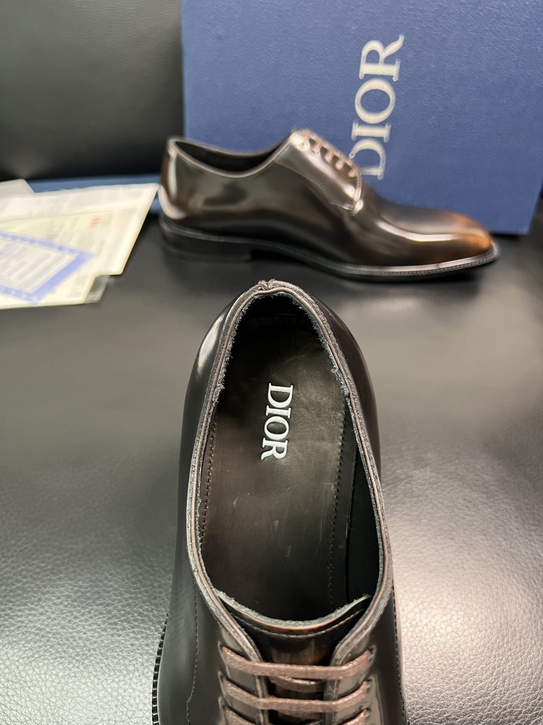 Dior 高品质 顶级工艺品 迪奥 皮鞋系列专柜同步原厂配置，意大利进口牛皮，全进口水染牛皮里垫，鞋底：