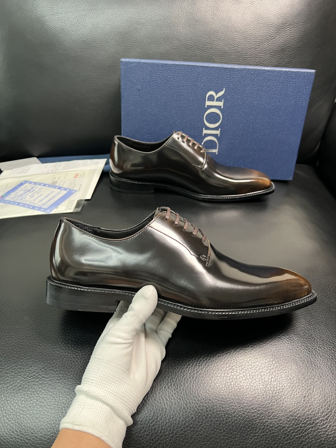 Dior 高品质 顶级工艺品 迪奥 皮鞋系列专柜同步原厂配置，意大利进口牛皮，全进口水染牛皮里垫，鞋底：