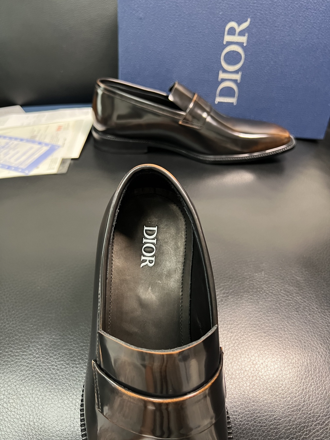 Dior 高品质 顶级工艺品 迪奥 皮鞋系列专柜同步原厂配置，意大利进口牛皮，全进口水染牛皮里垫，鞋底：