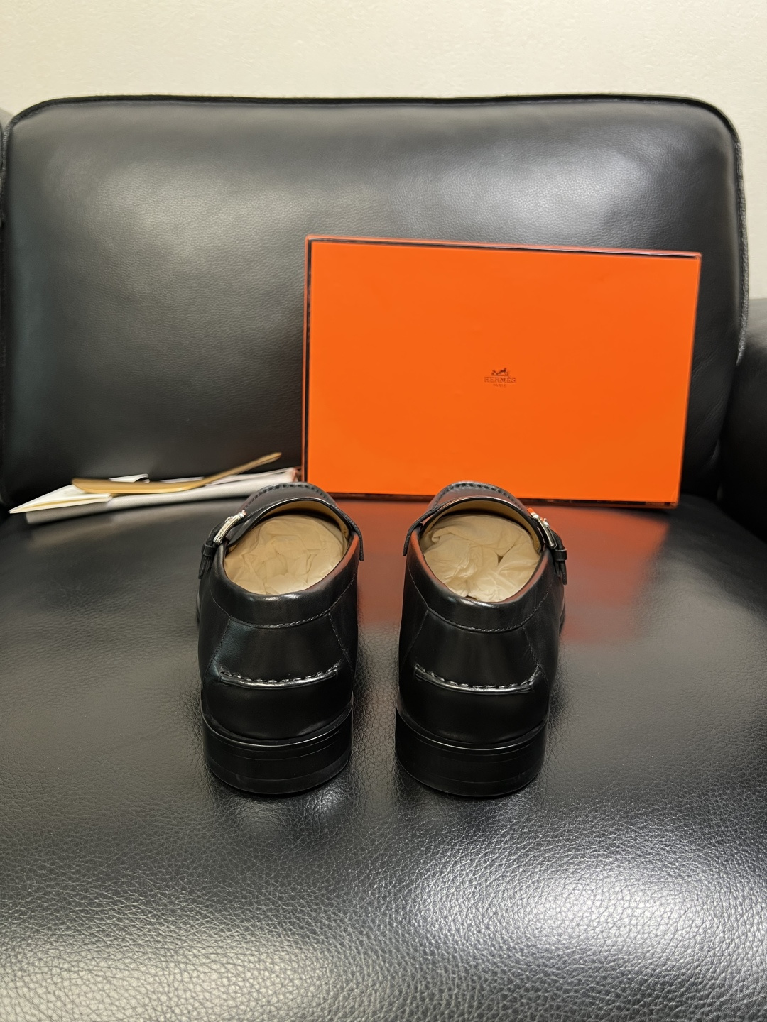 Hermes 高品质 顶级工艺品 爱马仕 专柜同步 原厂配置，意大利进口原版牛皮面料，透气舒适进口水染牛