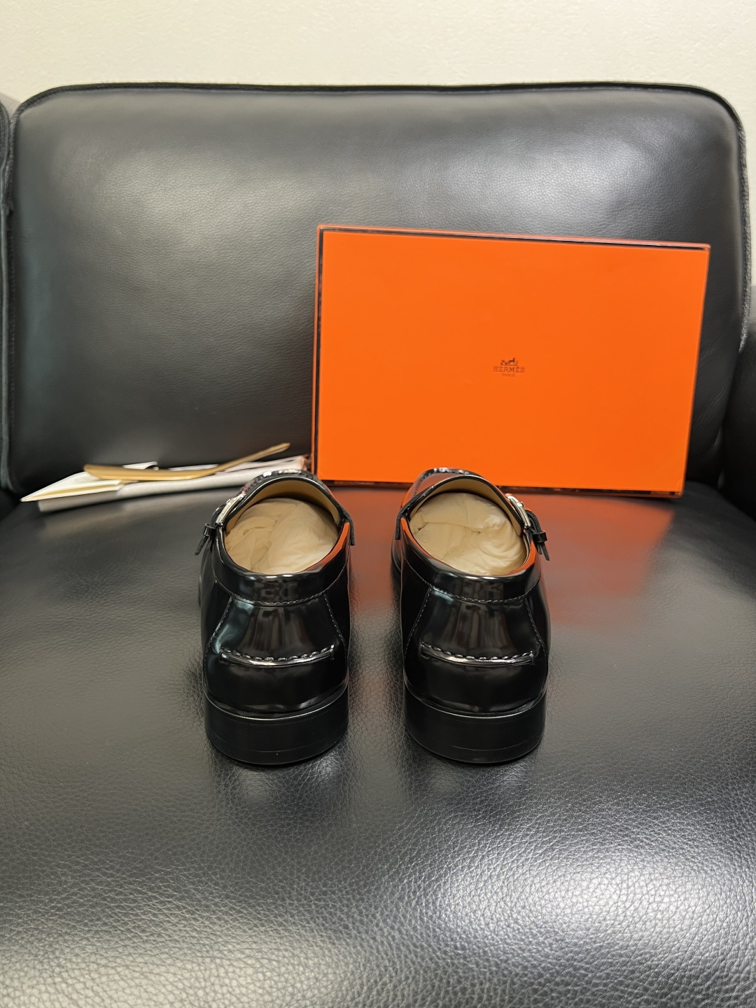 Hermes 高品质 顶级工艺品 爱马仕 专柜同步 原厂配置，意大利进口原版牛皮面料，透气舒适进口水染牛