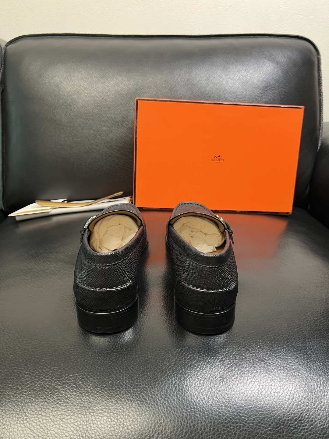 Hermes 高品质 顶级工艺品 爱马仕 专柜同步 原厂配置，意大利进口原版牛皮面料，透气舒适进口水染牛