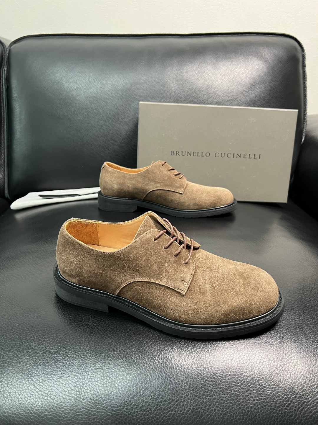Brunello Cucinelli 高品质 顶级工艺品 BC 专柜同步原厂配置，意大利进口牛皮面料牛内