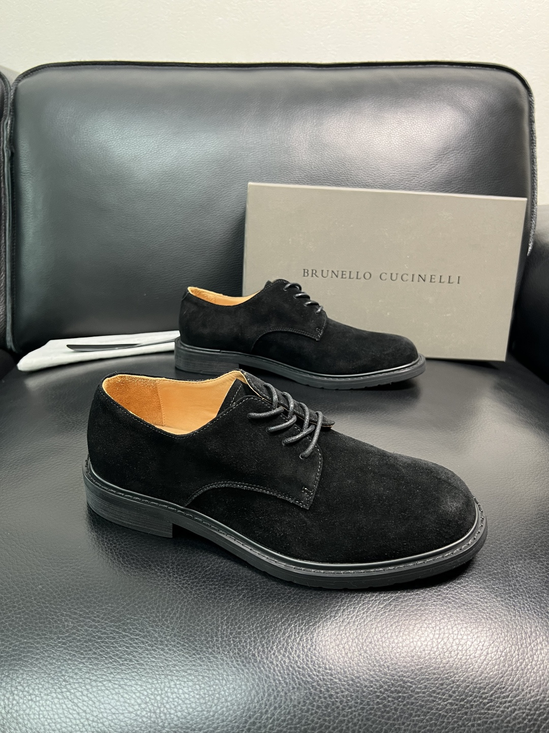 Brunello Cucinelli 高品质 顶级工艺品 BC 专柜同步原厂配置，意大利进口牛皮面料牛内