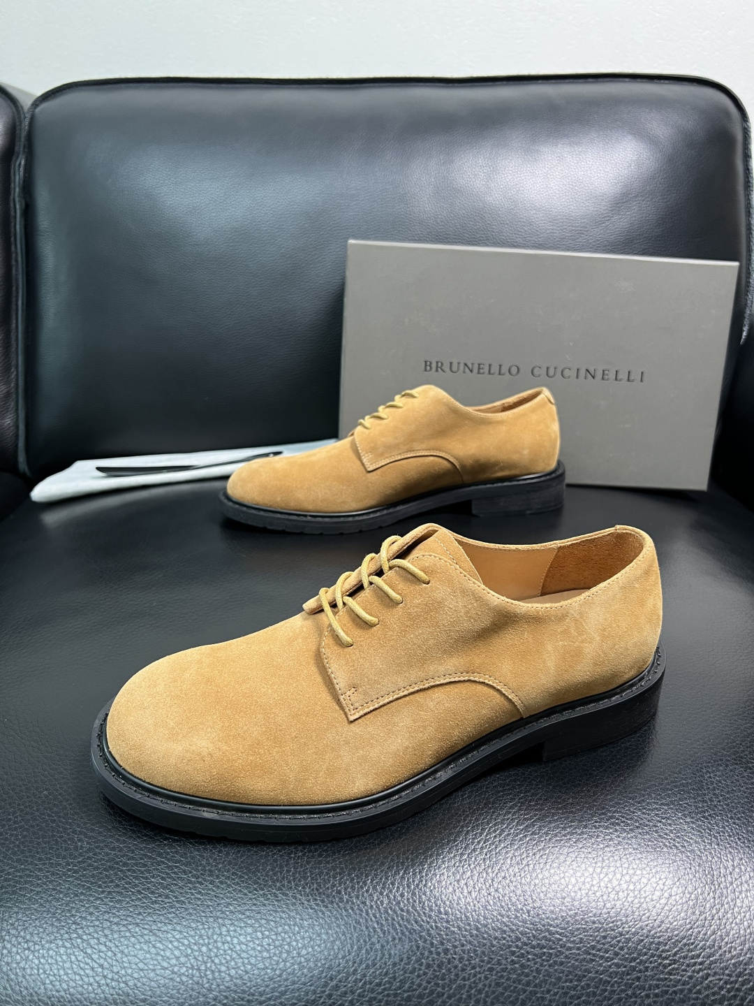 Brunello Cucinelli 高品质 顶级工艺品 BC 专柜同步原厂配置，意大利进口牛皮面料牛内