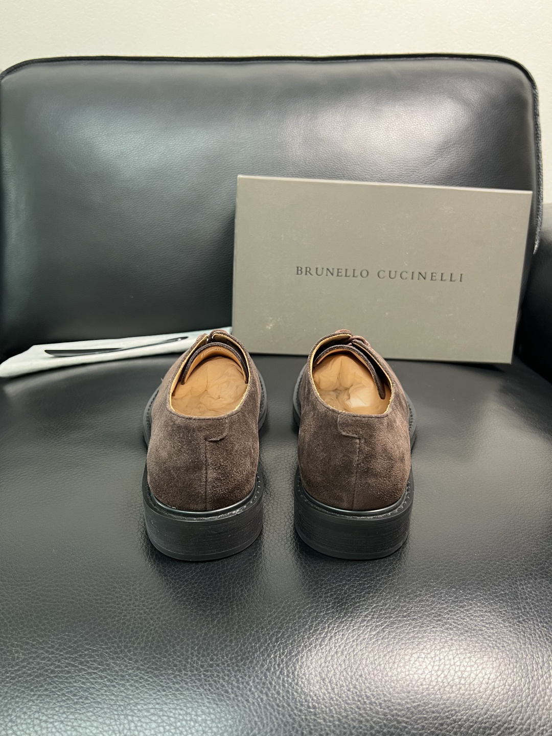 Brunello Cucinelli 高品质 顶级工艺品 BC 专柜同步原厂配置，意大利进口牛皮面料牛内