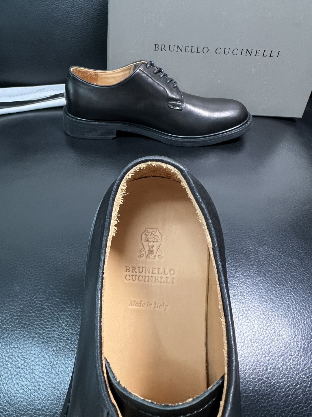 Brunello Cucinelli 高品质 顶级工艺品 BC 专柜同步原厂配置，意大利进口牛皮面料牛内