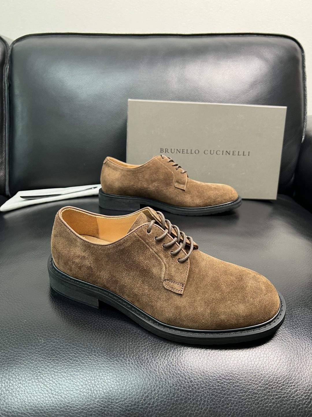 Brunello Cucinelli 高品质 顶级工艺品 BC 专柜同步原厂配置，意大利进口牛皮面料牛内