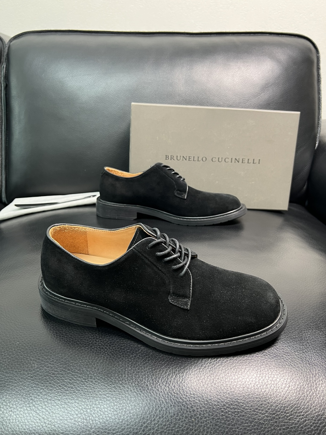 Brunello Cucinelli 高品质 顶级工艺品 BC 专柜同步原厂配置，意大利进口牛皮面料牛内