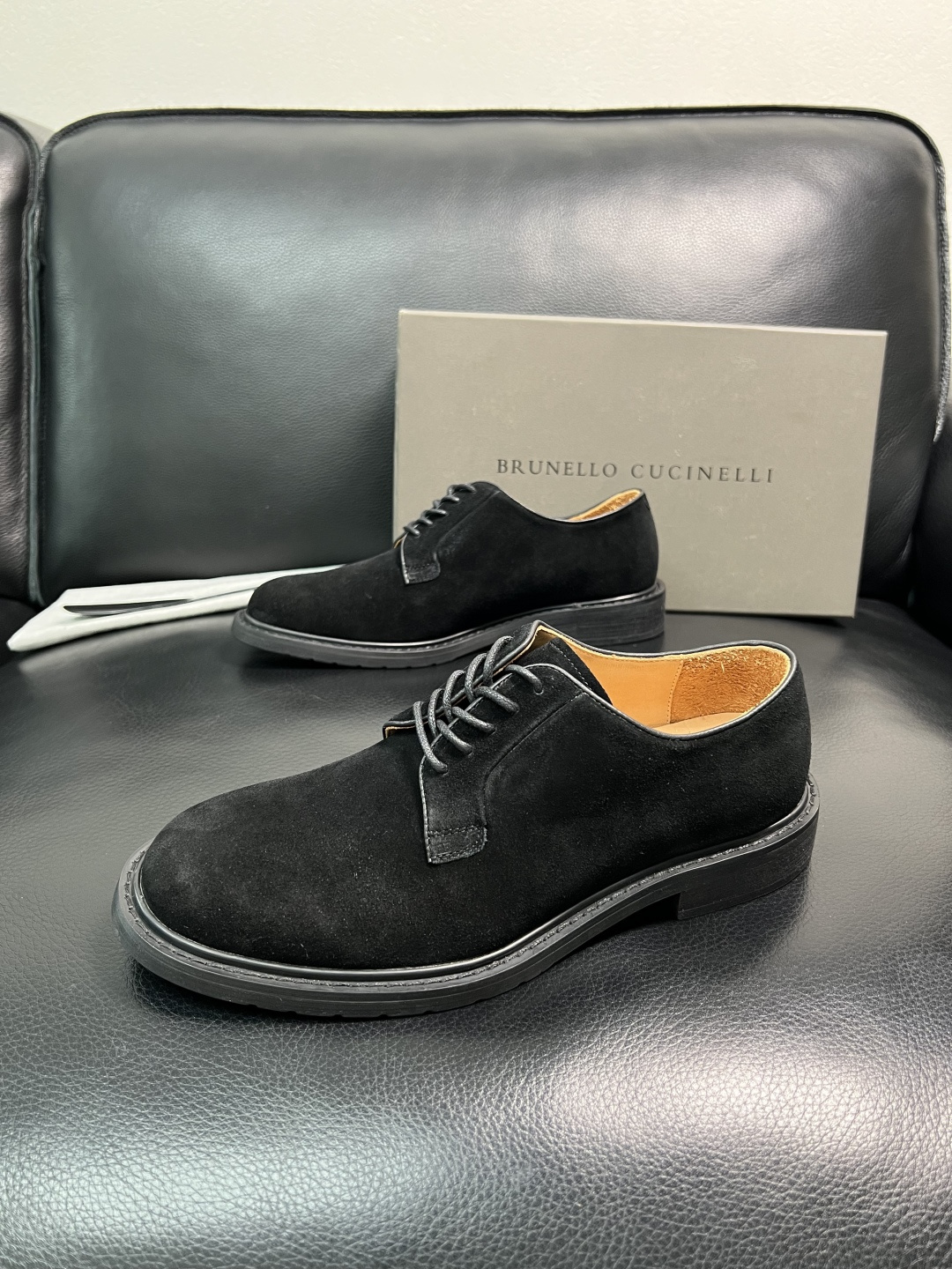 Brunello Cucinelli 高品质 顶级工艺品 BC 专柜同步原厂配置，意大利进口牛皮面料牛内