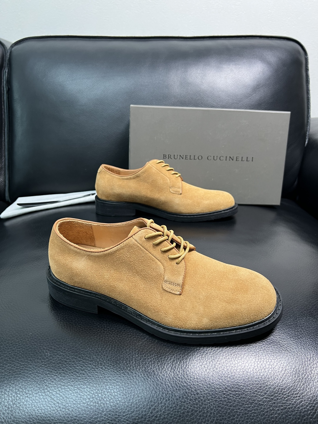 Brunello Cucinelli 高品质 顶级工艺品 BC 专柜同步原厂配置，意大利进口牛皮面料牛内