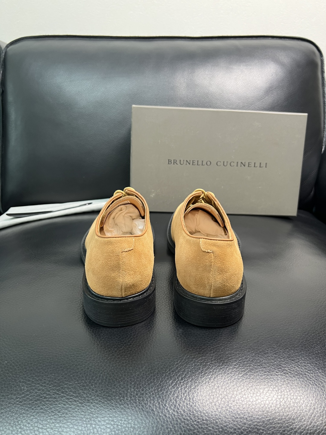 Brunello Cucinelli 高品质 顶级工艺品 BC 专柜同步原厂配置，意大利进口牛皮面料牛内