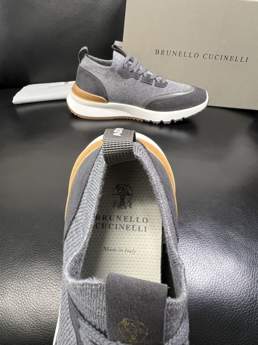 Brunello Cucinelli 高品质 顶级工艺品 BC 专柜同步原厂配置，意大利进口牛皮面料牛内