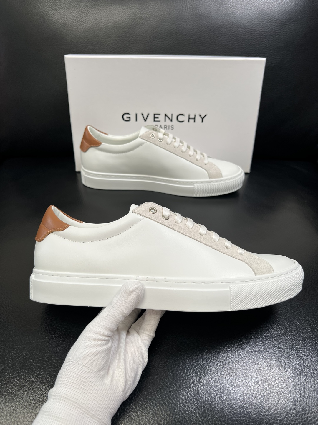 Givenchy 高品质 纪梵希 顶级工艺品 专柜新品同步，鞋面意大利进口牛皮拼布面料，进口水染牛皮内里