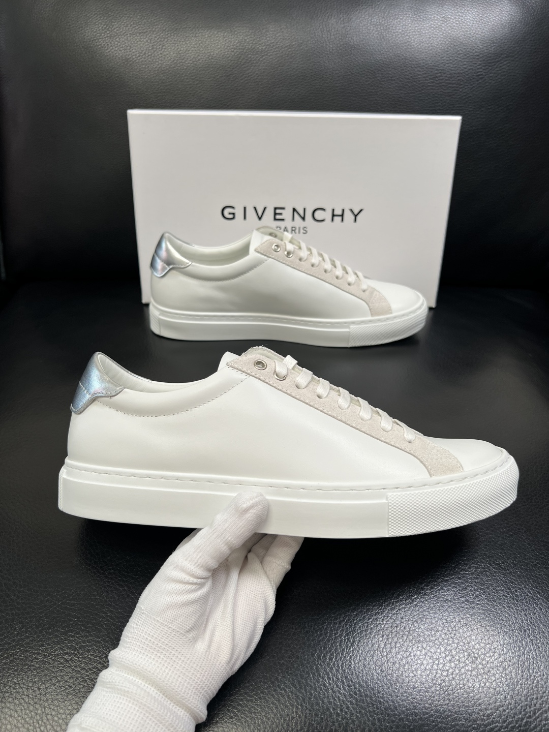 Givenchy 高品质 纪梵希 顶级工艺品 专柜新品同步，鞋面意大利进口牛皮拼布面料，进口水染牛皮内里