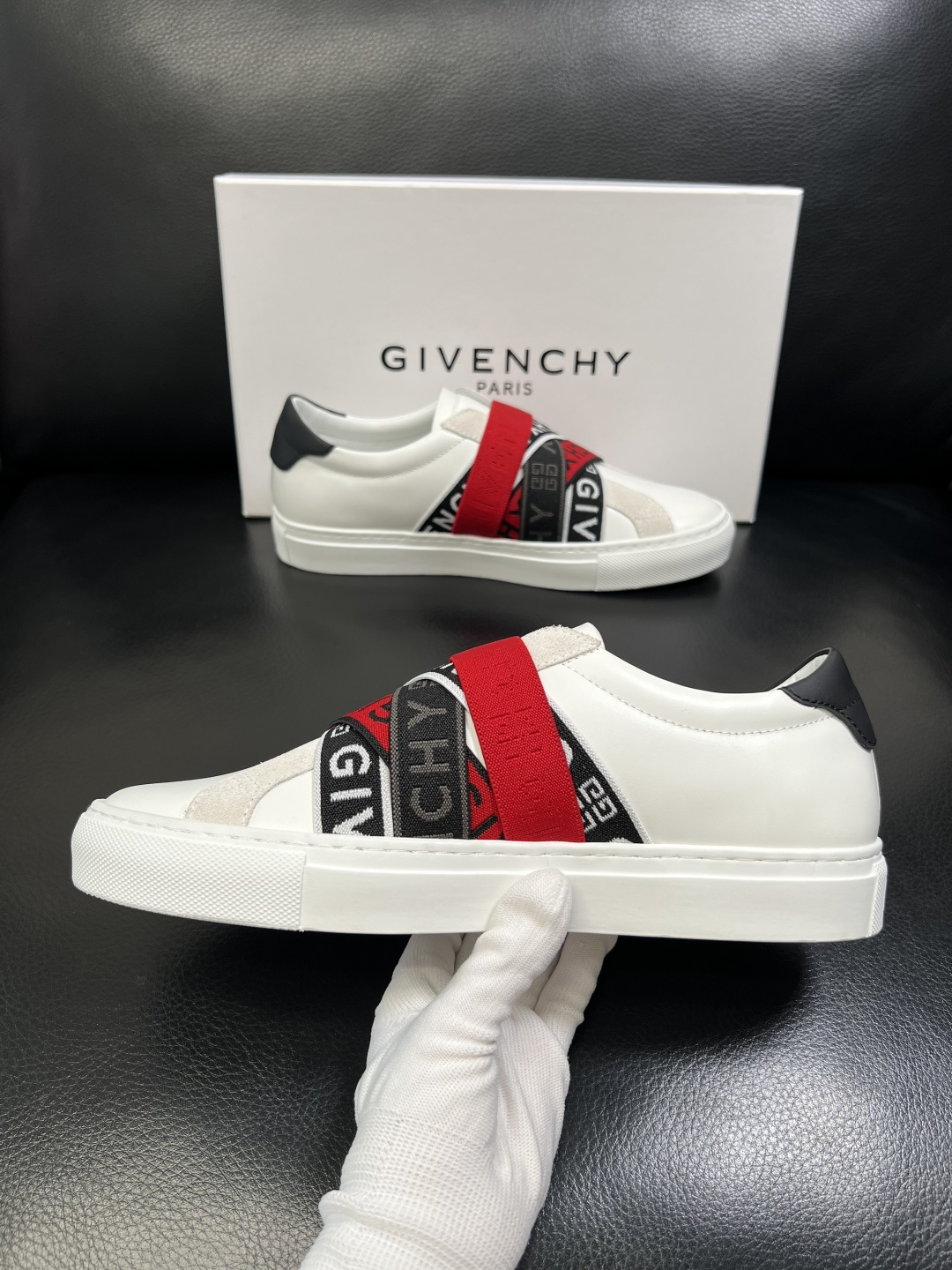 Givenchy 高品质 纪梵希 顶级工艺品 专柜新品同步，鞋面意大利进口牛皮拼布面料，进口水染牛皮内里