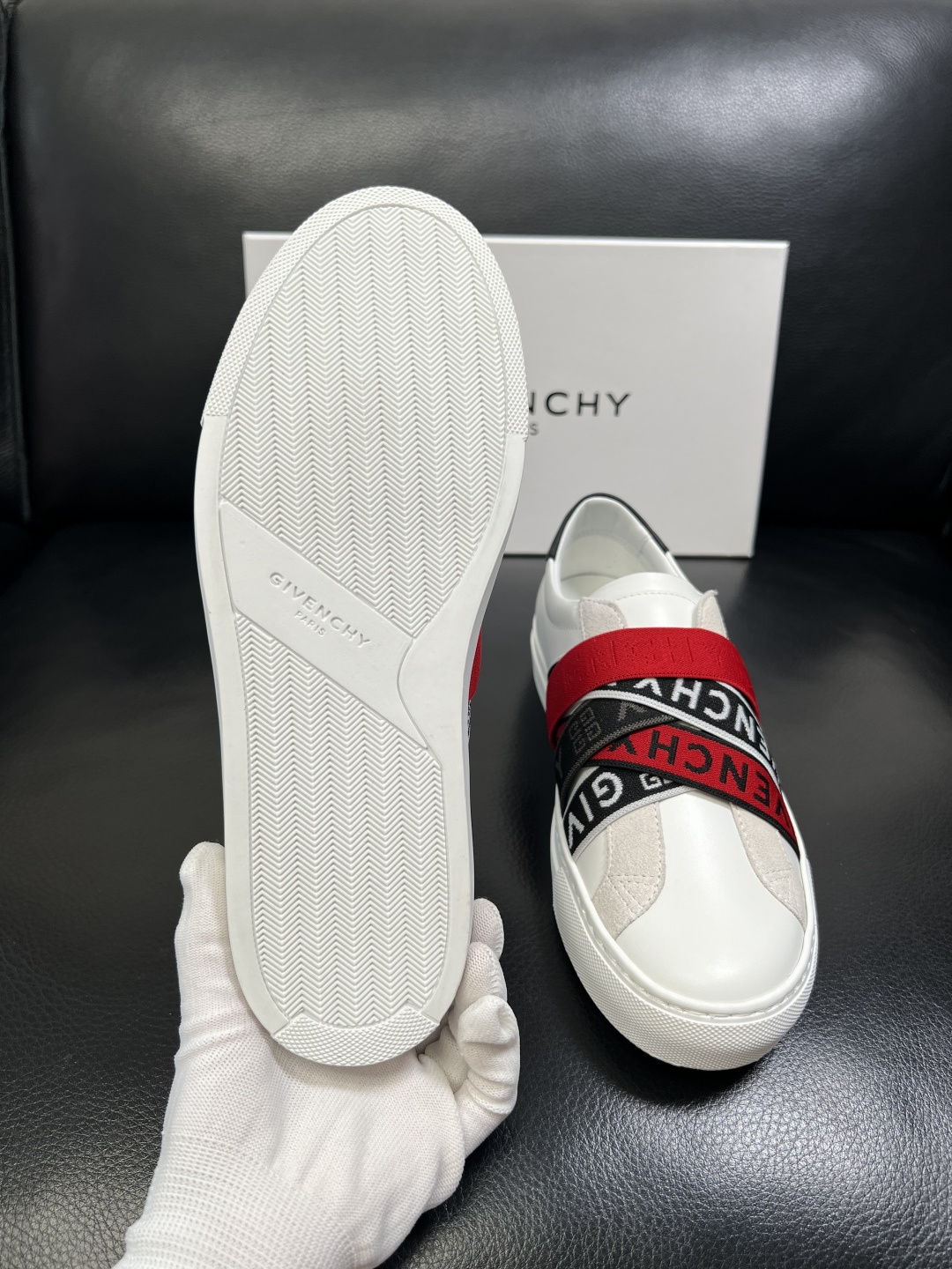 Givenchy 高品质 纪梵希 顶级工艺品 专柜新品同步，鞋面意大利进口牛皮拼布面料，进口水染牛皮内里