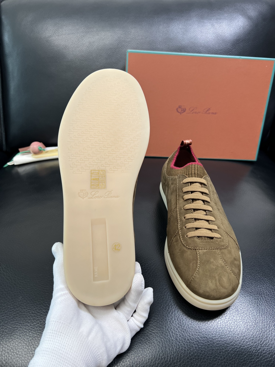 Loro Piana 高品质 顶级工艺品 诺悠翩雅 新品专柜同步原厂配置，鞋面意大利进口牛皮面料，高品质
