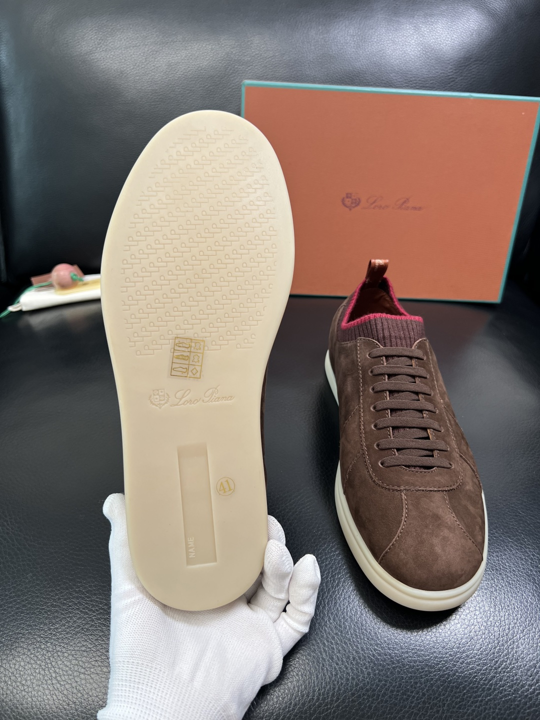 Loro Piana 高品质 顶级工艺品 诺悠翩雅 新品专柜同步原厂配置，鞋面意大利进口牛皮面料，高品质