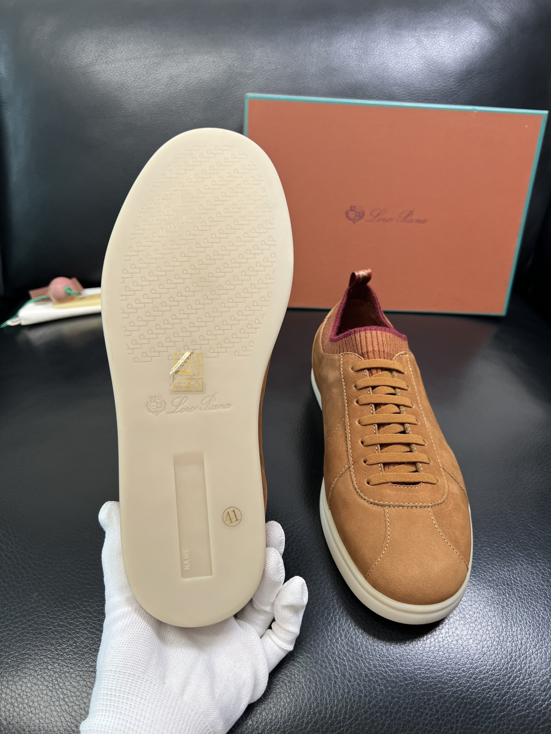 Loro Piana 高品质 顶级工艺品 诺悠翩雅 新品专柜同步原厂配置，鞋面意大利进口牛皮面料，高品质