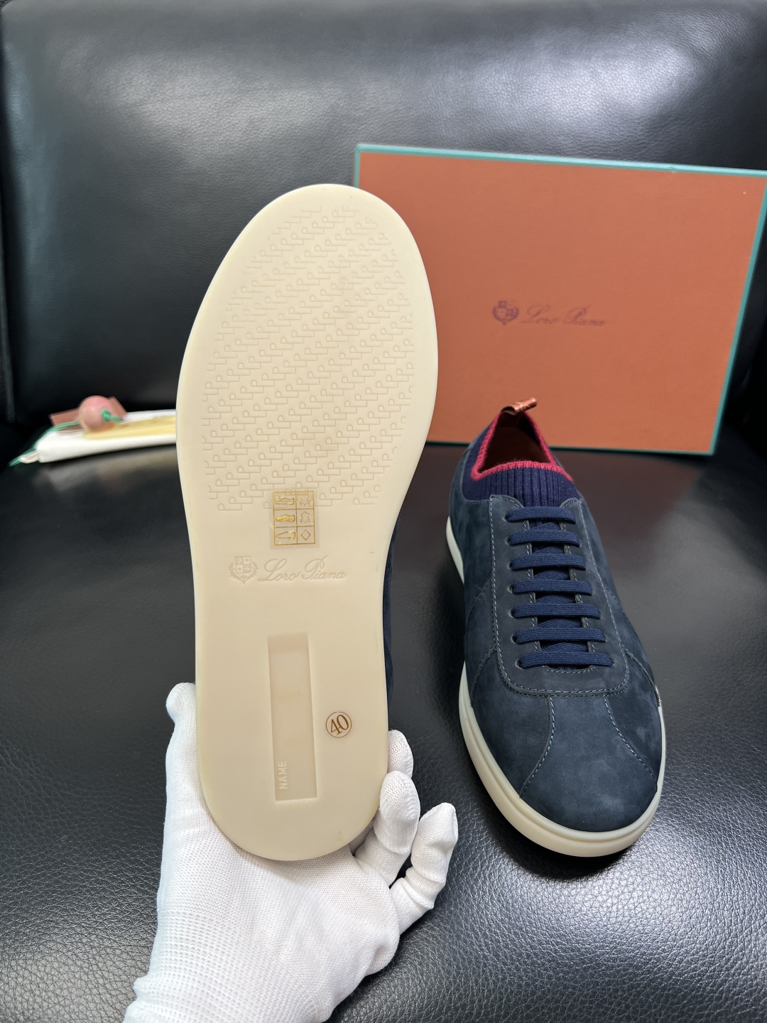Loro Piana 高品质 顶级工艺品 诺悠翩雅 新品专柜同步原厂配置，鞋面意大利进口牛皮面料，高品质
