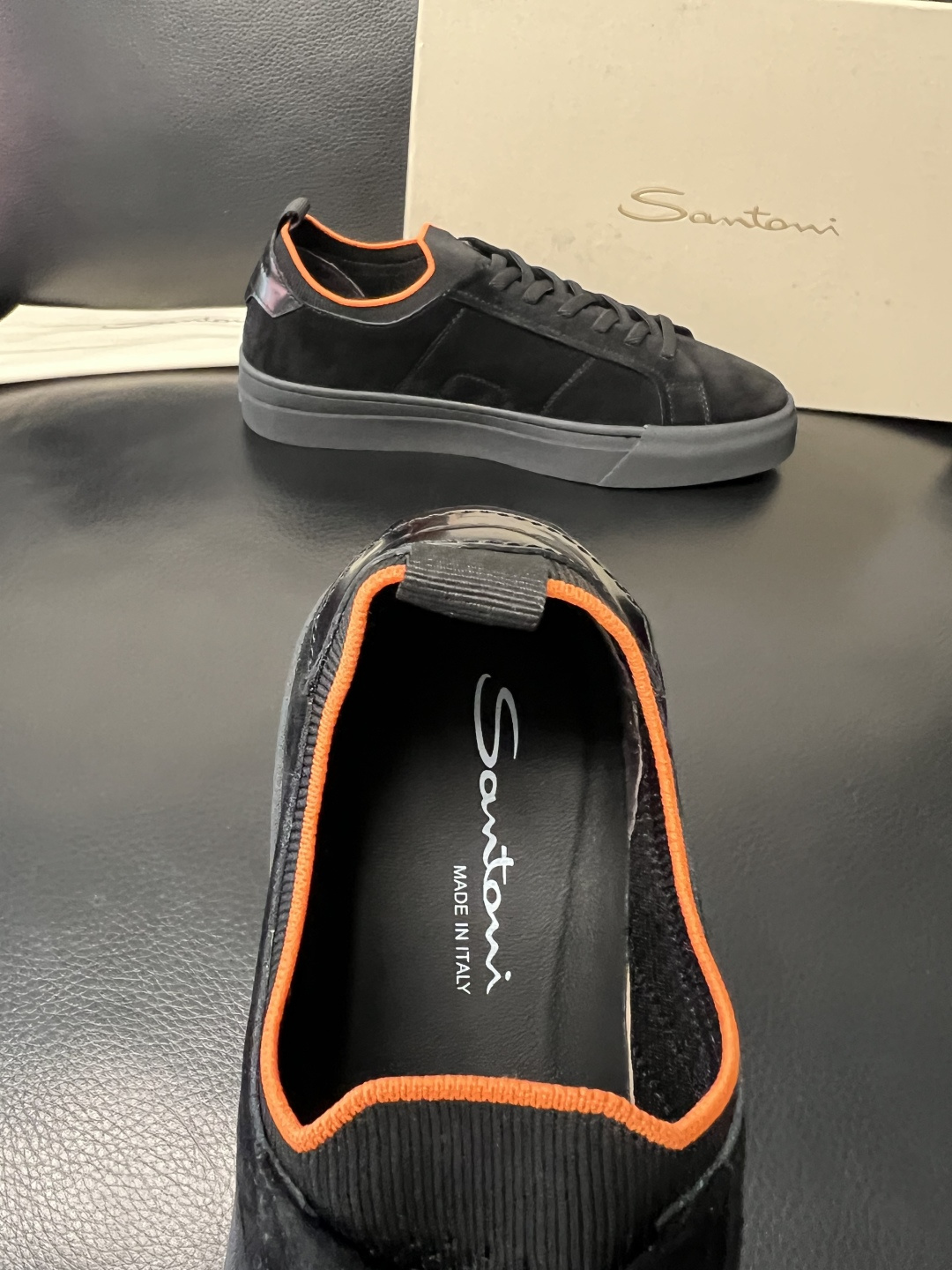 ⚠️只换码不退⚠️ Santoni 高品质 圣东尼 顶级工艺品 专柜新品同步，鞋面意大利进口牛皮拼布面料