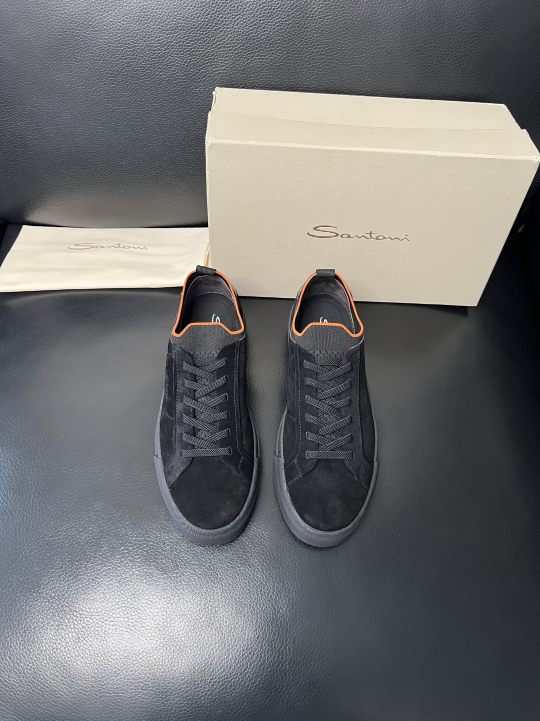 ⚠️只换码不退⚠️ Santoni 高品质 圣东尼 顶级工艺品 专柜新品同步，鞋面意大利进口牛皮拼布面料