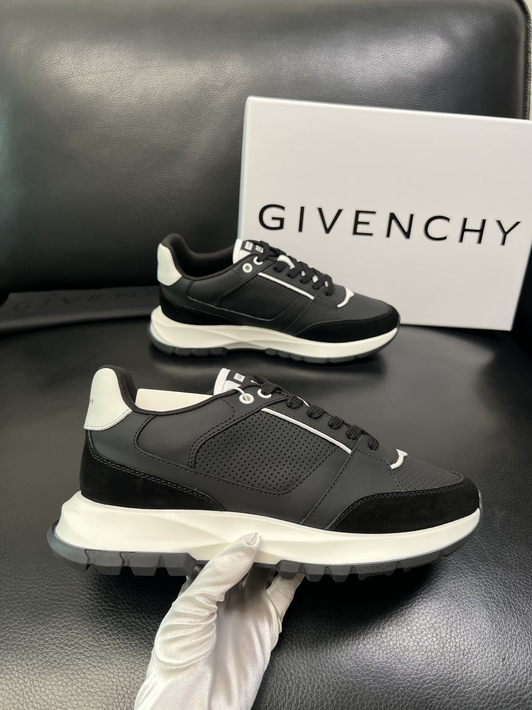 Givenchy 高品质 顶级工艺品 纪梵希 专柜同步原厂配置，意大利进口牛皮搭配网布面料，全鞋配件私模
