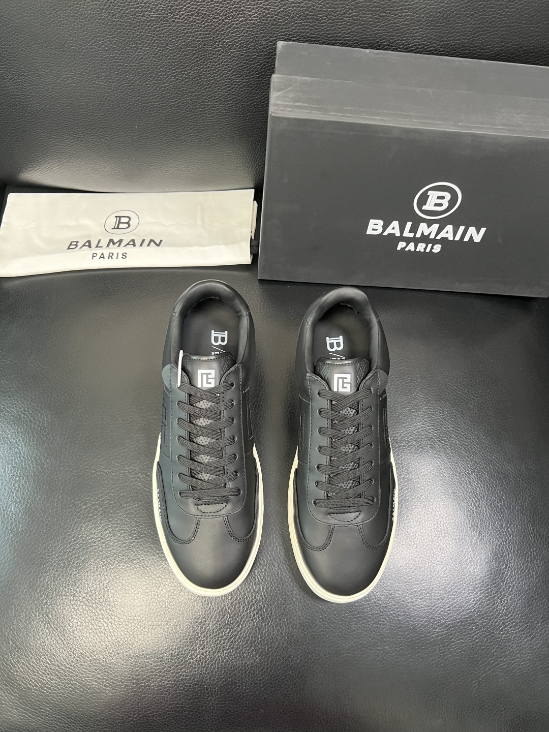 ⚠️只换码不退⚠️ BALMAIN 高品质 巴尔曼 顶级工艺品 专柜新品同步，鞋面意大利进口牛皮拼布面料