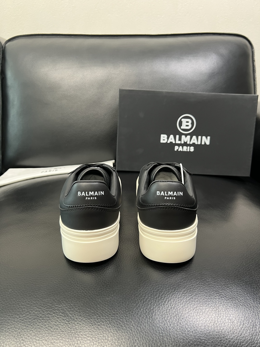 ⚠️只换码不退⚠️ BALMAIN 高品质 巴尔曼 顶级工艺品 专柜新品同步，鞋面意大利进口牛皮拼布面料