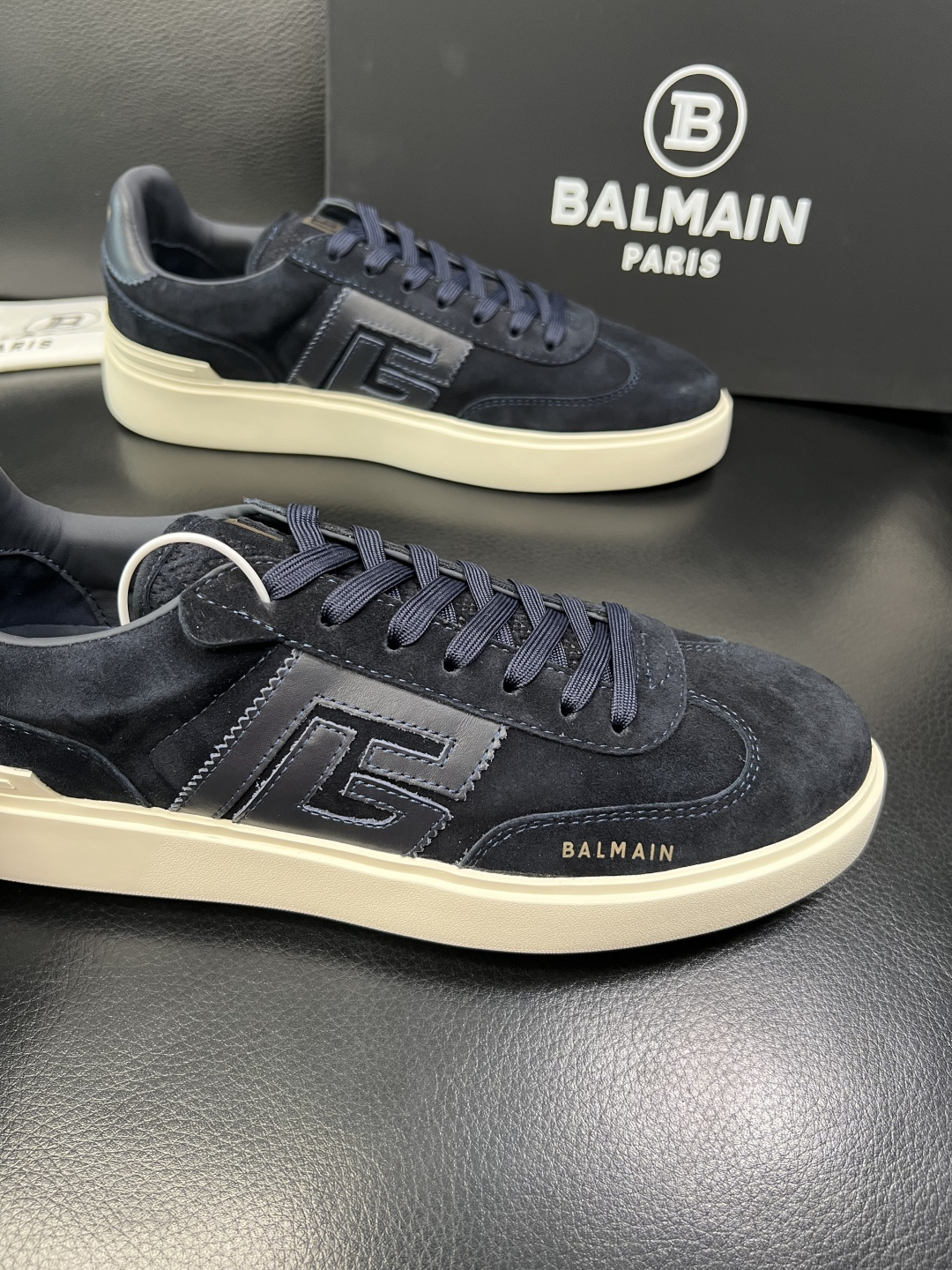 ⚠️只换码不退⚠️ BALMAIN 高品质 巴尔曼 顶级工艺品 专柜新品同步，鞋面意大利进口牛皮拼布面料