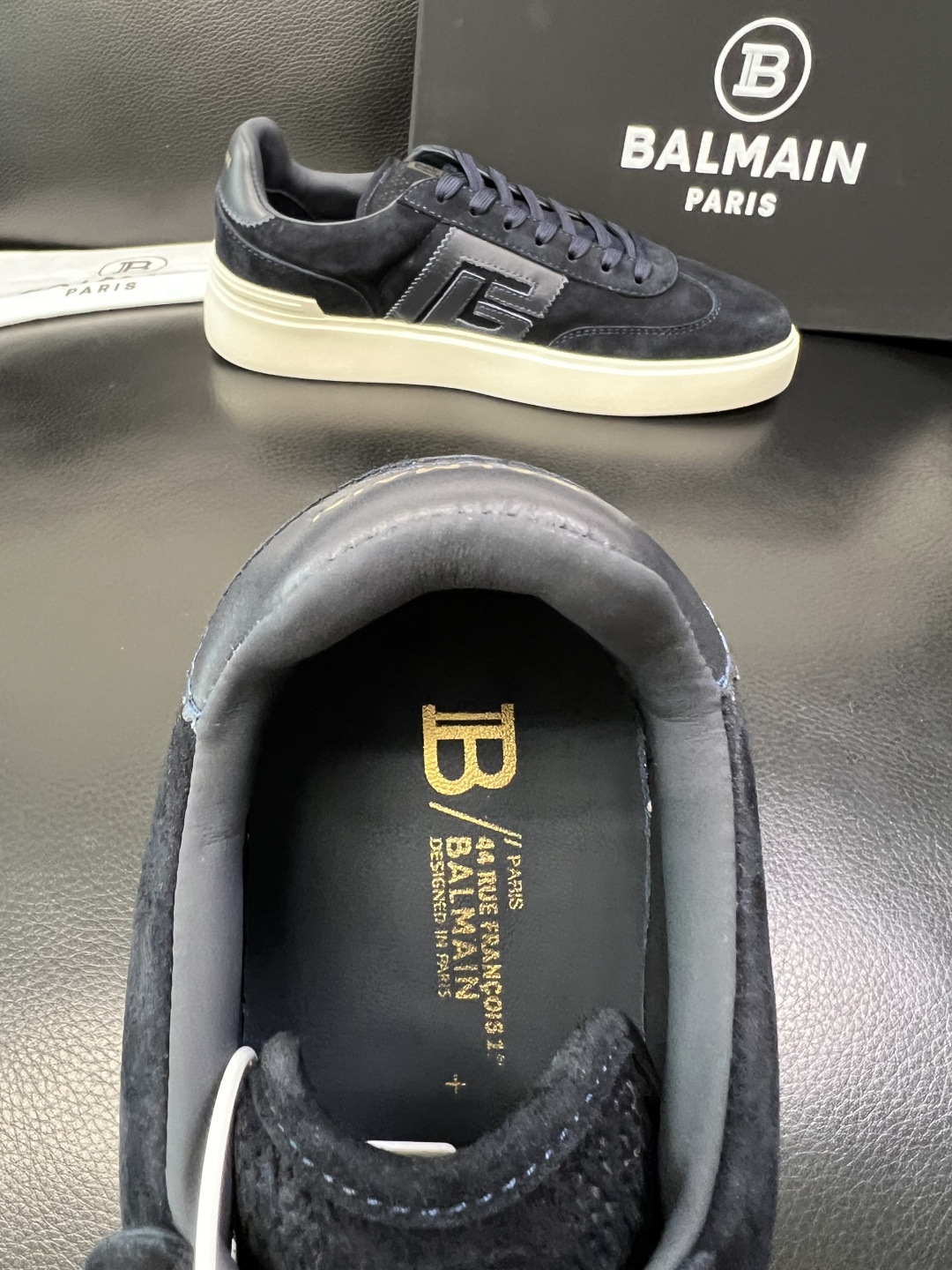 ⚠️只换码不退⚠️ BALMAIN 高品质 巴尔曼 顶级工艺品 专柜新品同步，鞋面意大利进口牛皮拼布面料