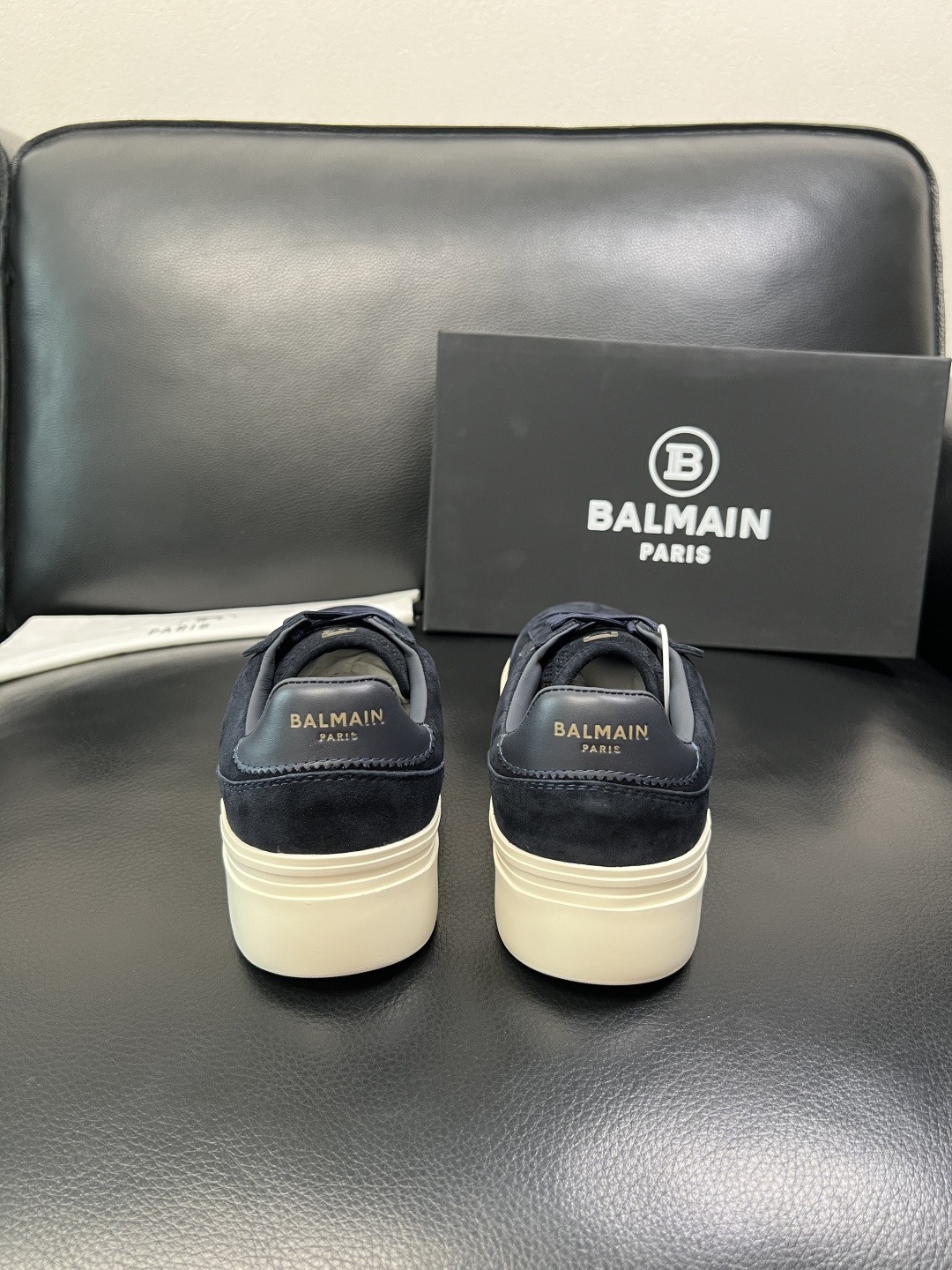 ⚠️只换码不退⚠️ BALMAIN 高品质 巴尔曼 顶级工艺品 专柜新品同步，鞋面意大利进口牛皮拼布面料