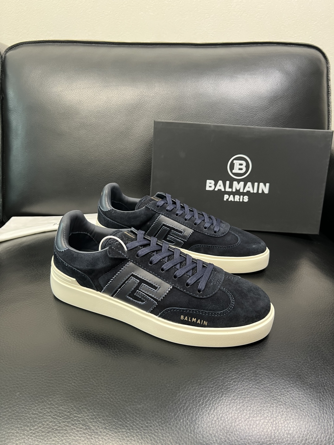 ⚠️只换码不退⚠️ BALMAIN 高品质 巴尔曼 顶级工艺品 专柜新品同步，鞋面意大利进口牛皮拼布面料