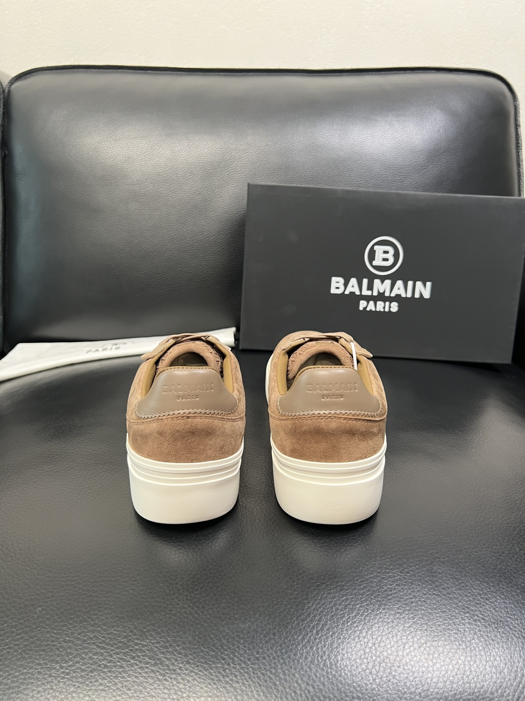 ⚠️只换码不退⚠️ BALMAIN 高品质 巴尔曼 顶级工艺品 专柜新品同步，鞋面意大利进口牛皮拼布面料