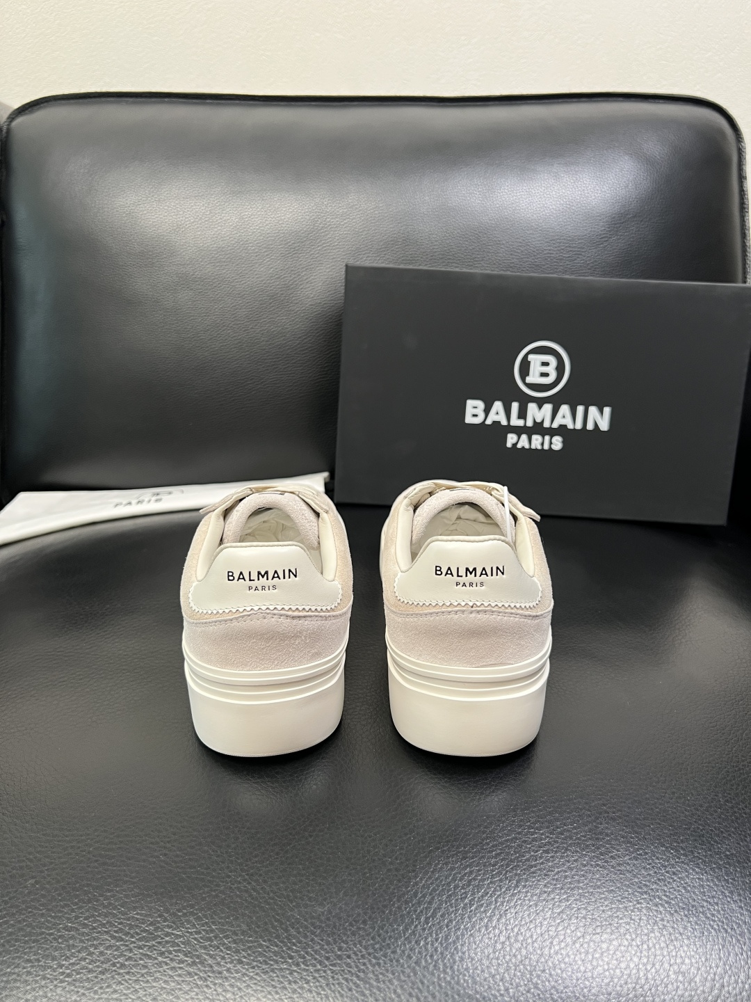 ⚠️只换码不退⚠️ BALMAIN 高品质 巴尔曼 顶级工艺品 专柜新品同步，鞋面意大利进口牛皮拼布面料
