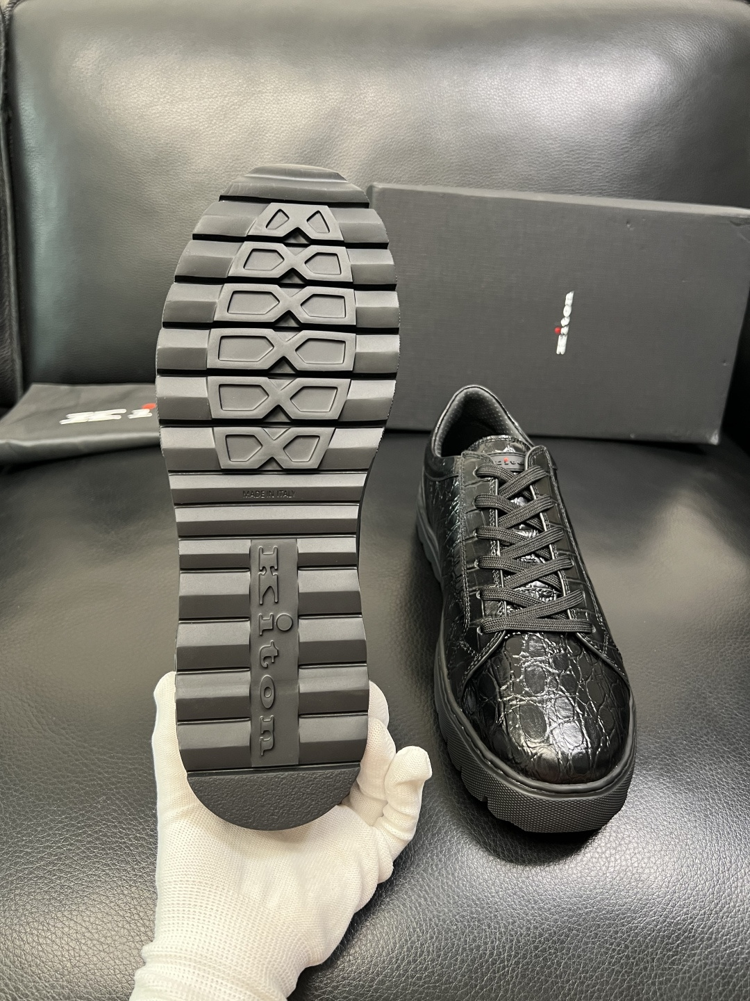 ⚠️只换码不退⚠️ kiton 高品质 顶级工艺品 专柜新品同步，鞋面意大利进口牛皮面料，进口水染牛皮内