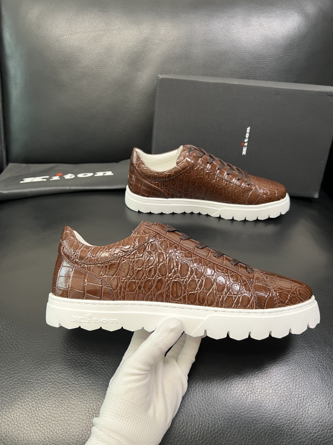 ⚠️只换码不退⚠️ kiton 高品质 顶级工艺品 专柜新品同步，鞋面意大利进口牛皮面料，进口水染牛皮内