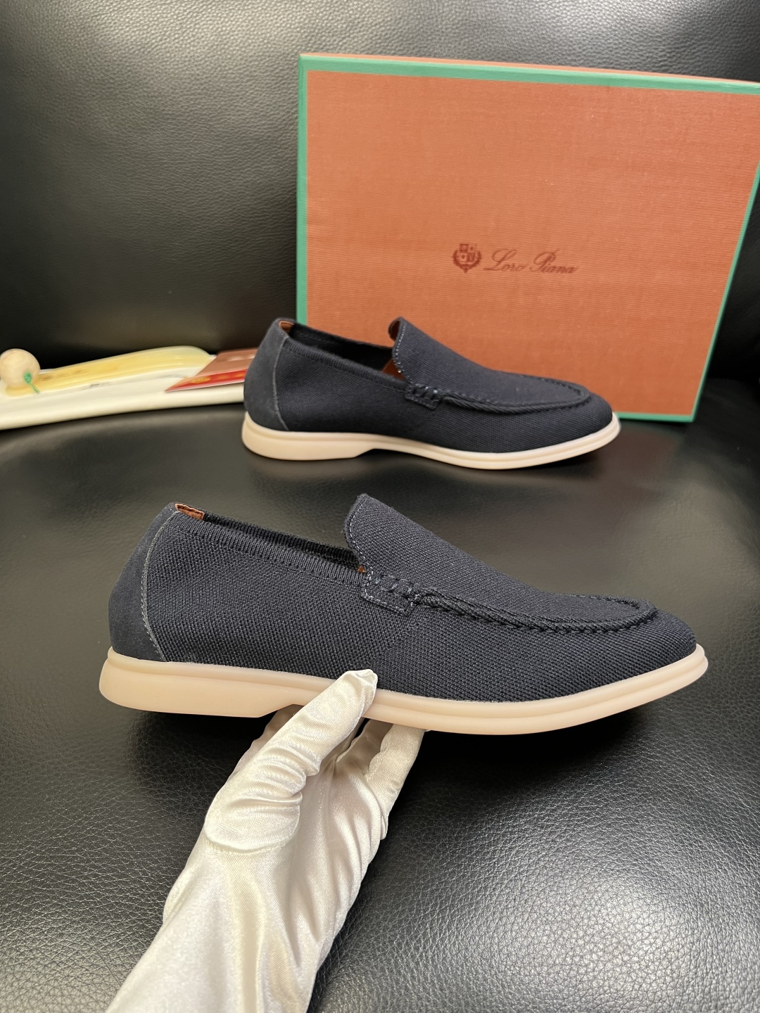Loro Piana 高品质 顶级工艺品 诺悠翩雅 新品专柜同步原厂配置，鞋面意大利进口牛皮面料，高品质