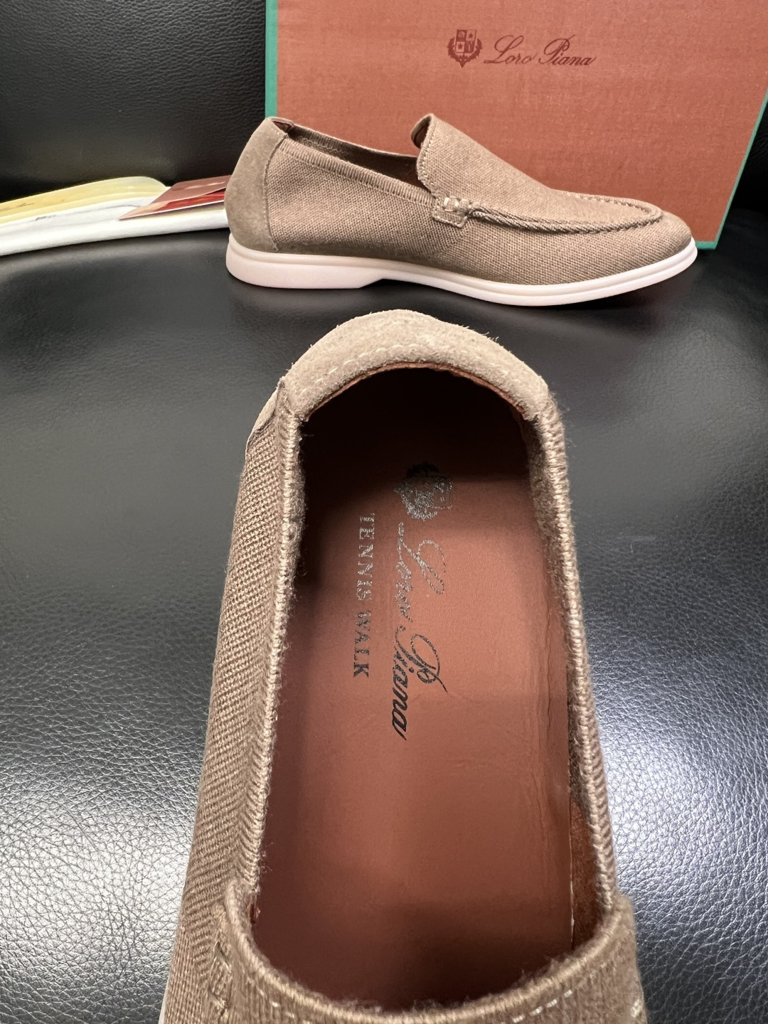 Loro Piana 高品质 顶级工艺品 诺悠翩雅 新品专柜同步原厂配置，鞋面意大利进口牛皮面料，高品质