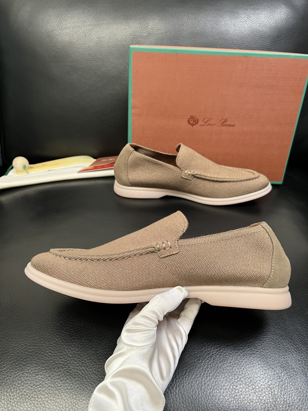 Loro Piana 高品质 顶级工艺品 诺悠翩雅 新品专柜同步原厂配置，鞋面意大利进口牛皮面料，高品质