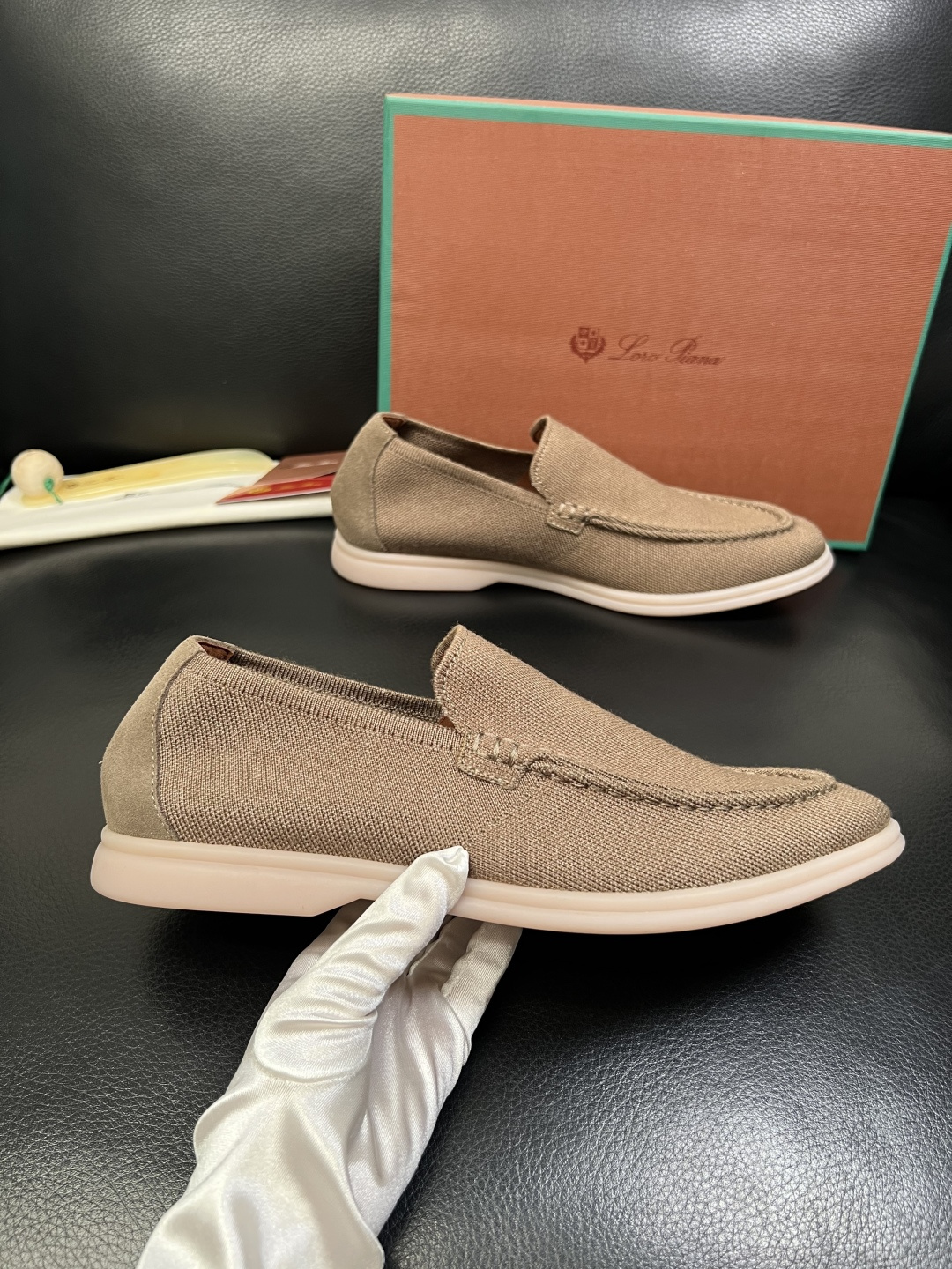 Loro Piana 高品质 顶级工艺品 诺悠翩雅 新品专柜同步原厂配置，鞋面意大利进口牛皮面料，高品质