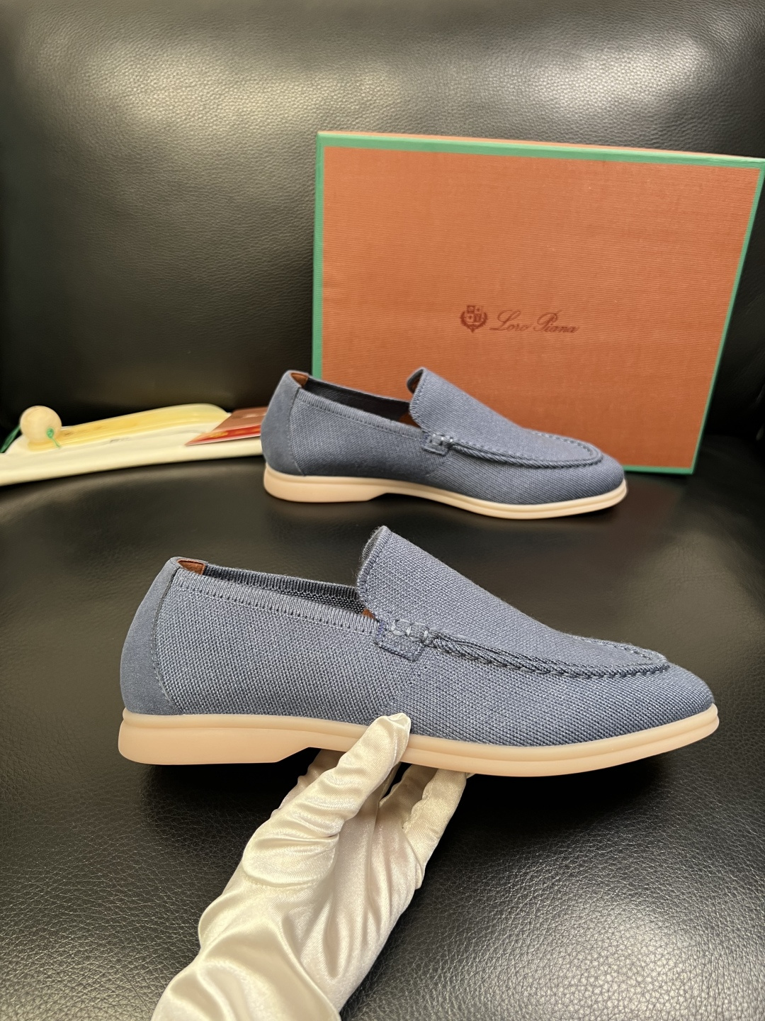 Loro Piana 高品质 顶级工艺品 诺悠翩雅 新品专柜同步原厂配置，鞋面意大利进口牛皮面料，高品质