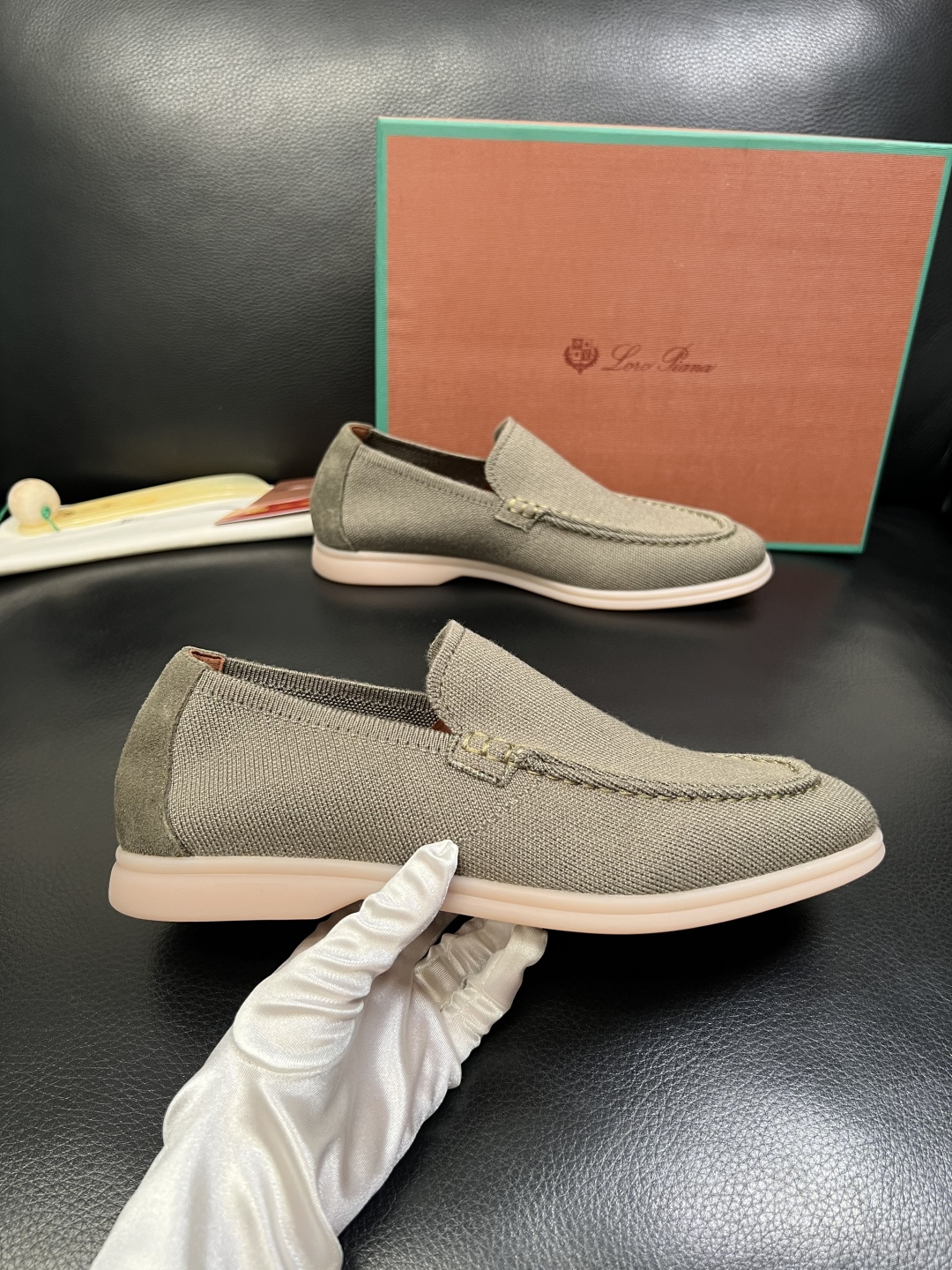 Loro Piana 高品质 顶级工艺品 诺悠翩雅 新品专柜同步原厂配置，鞋面意大利进口牛皮面料，高品质