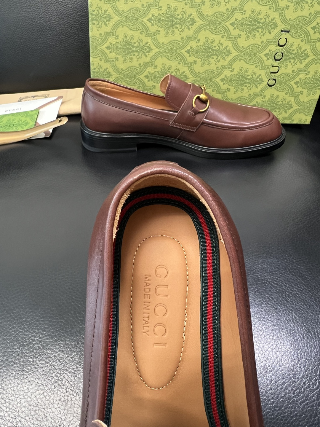 Gucci 顶级工艺品 古奇 皮鞋系列专柜同步 原厂配置，意大利进口原版牛皮，进口水染牛里 ，鞋底：原厂