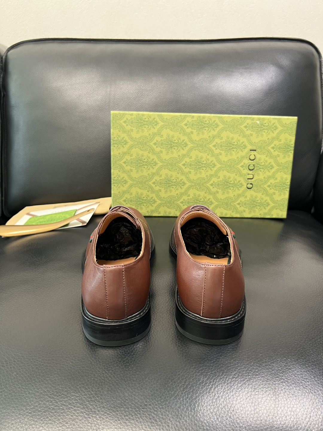 Gucci 顶级工艺品 古奇 皮鞋系列专柜同步 原厂配置，意大利进口原版牛皮，进口水染牛里 ，鞋底：原厂