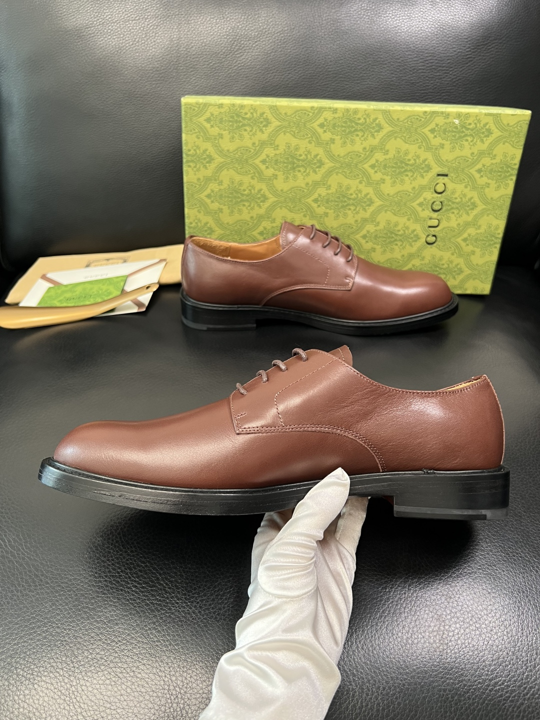 Gucci 顶级工艺品 古奇 皮鞋系列专柜同步 原厂配置，意大利进口原版牛皮，进口水染牛里 ，鞋底：原厂