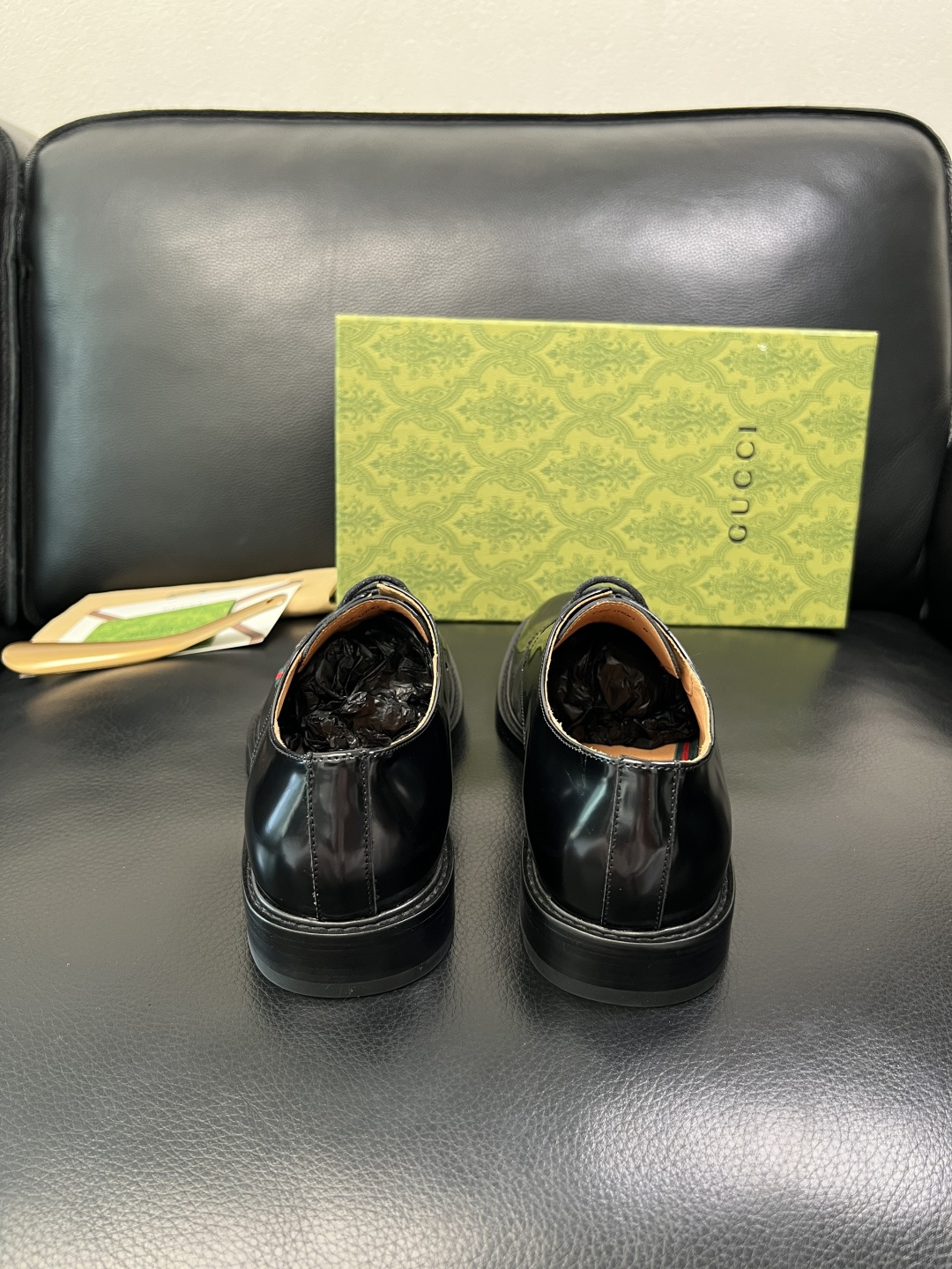 Gucci 顶级工艺品 古奇 皮鞋系列专柜同步 原厂配置，意大利进口原版牛皮，进口水染牛里 ，鞋底：原厂