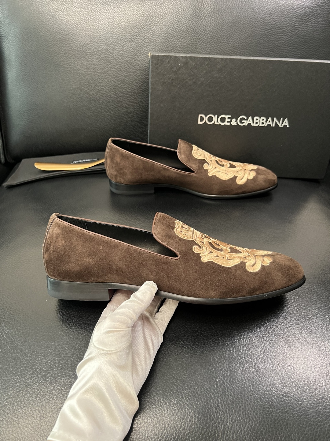 Dolce & Gabbana 高品质 顶级工艺品 杜嘉班纳 爆款皮鞋专柜新品同步，鞋面意大利进口牛皮面