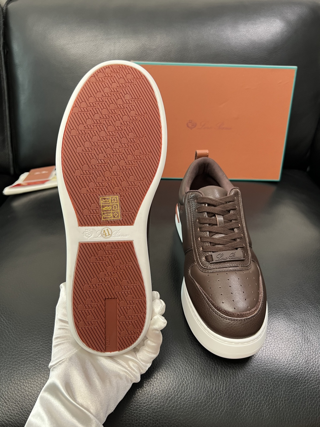 Loro Piana 高品质 顶级工艺品 诺悠翩雅 新品专柜同步原厂配置，鞋面意大利进口牛皮面料，高品质